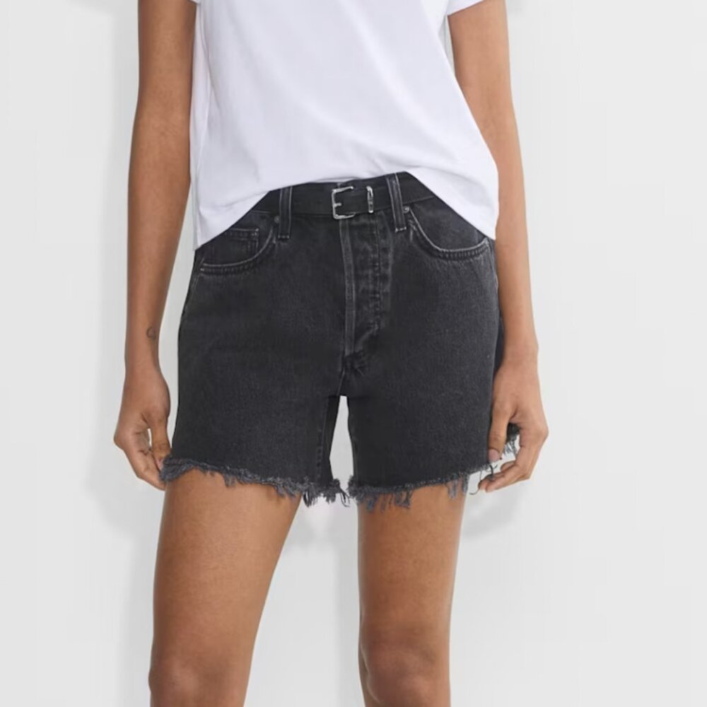 Aritzia Denim Forum The Ex-Boyfriend Hi Mid-Thigh Denim Short | Size 29